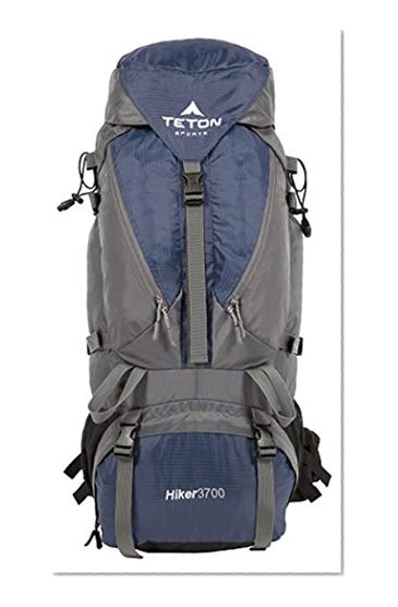 Teton Sports 1005N Hiker 3700 Ultralight Internal Frame Backpack – Not Your Basic Backpack; High-Performance Backpack for Hiking, Camping, Travel, and Outdoor Activities; Sewn-in Rain Cover; Navy