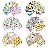 Sunmns 120 Sheets Colorful Photo Instant Films Frame Sticker Compatible with FujiFilm Instax Mini 12/11/ 9/8/ 70/26/ 90 Camera Film