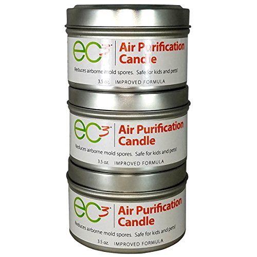 Book Cover EC3 Air Purification Candles - 3 Pack
