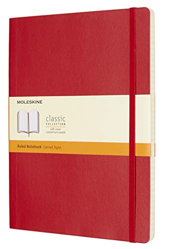 Book Cover Moleskine Classic Notebook, Soft Cover, XL (7.5