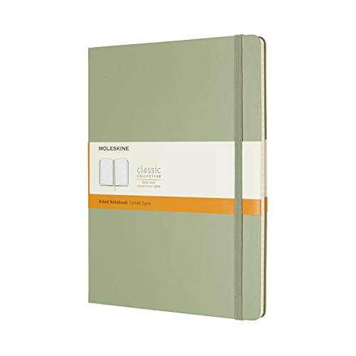 Moleskine Classic Notebook XL Ruled Willow Green Hardcover (8055002855143)