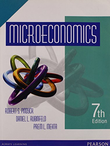 Microeconomics, 7th Edition by Robert S. Pindyck (2009-07-31)