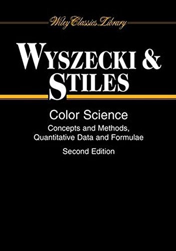 Color Science: Concepts and Methods, Quantitative Data and Formulae (Wiley Series in Pure and Applied Optics) by G?nther Wyszecki (2000-08-25)