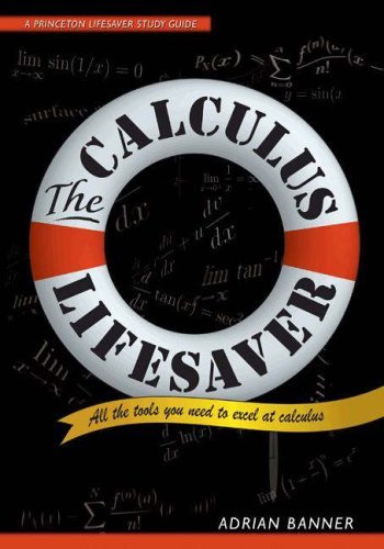 The Calculus Lifesaver: All the Tools You Need to Excel at Calculus (Princeton Lifesaver Study Guides) by Adrian Banner (2007-03-25)