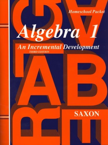 Book Cover Saxon Algebra 1 Answer Key & Tests Third Edition by Saxon (1998-04-30)