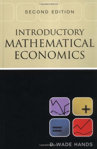 Introductory Mathematical Economics by D. Wade Hands (2003-08-07)