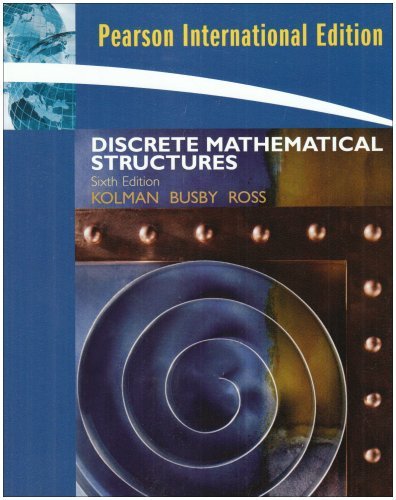 Discrete Mathematical Structures by Bernard Kolman (2008-03-01)