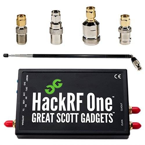 NooElec HackRF One Software Defined Radio (SDR), ANT500 & SMA Antenna Adapter Bundle