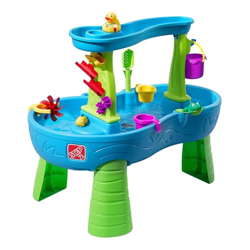 Book Cover Step2 Rain Showers Splash Pond Water Table | Kids Water Play Table with 13-Pc Accessory Set