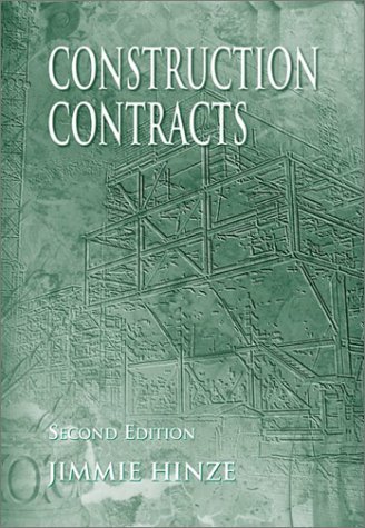 Construction Contracts by Jimmie Hinze (2001-11-13)