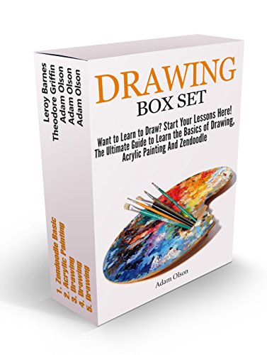 Drawing Box Set: Want to Learn to Draw? Start Your Lessons Here! The Ultimate Guide to Learn the Basics of Drawing, Acrylic Painting And Zendoodle (Drawing, Acrylic Painting, zendoodle)
