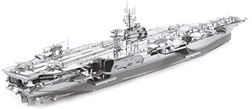 Book Cover Fascinations Metal Earth ICONX USS Theodore Roosevelt CVN-71 3D Metal Model Kit