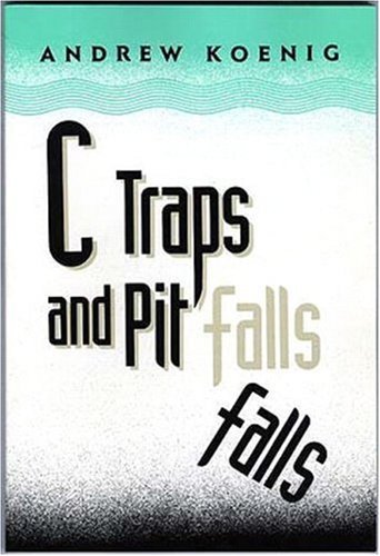 C Traps and Pitfalls by Andrew Koenig (1989-01-11)