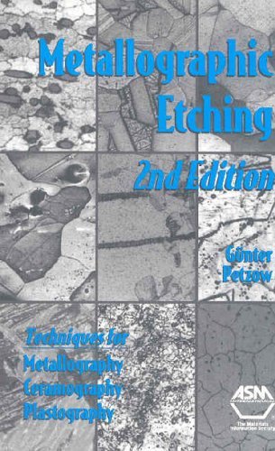 Metallographic Etching: Techniques for Metallotraphy, Ceramography, Plastography by Gunter Petzow (1999-07-01)