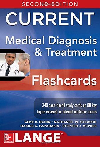 CURRENT Medical Diagnosis and Treatment Flashcards, 2E (Lange Current) by Gene Quinn (2015-12-03)