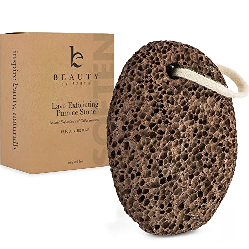 Pumice Stone for Feet Callus Remover (1Pc) - Foot Pumice Stone for Heavy Callused Feet Hands & Dead Skin - Natural Pumice Stones for Feet Foot Scrub for Pedicure & Cracked Heels