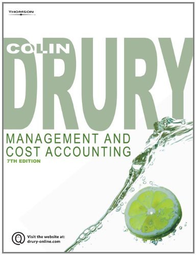 Management and Cost Accounting by Colin Drury (2007-12-17)