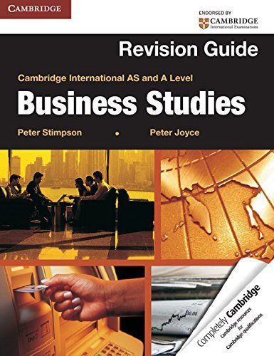 Cambridge International AS and A Level Business Studies Revision Guide (Cambridge International Examinations) by Peter Stimpson (2013-08-19)
