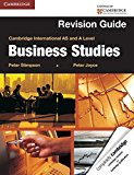 Cambridge International AS and A Level Business Studies Revision Guide (Cambridge International Examinations) by Peter Stimpson (2013-08-19)