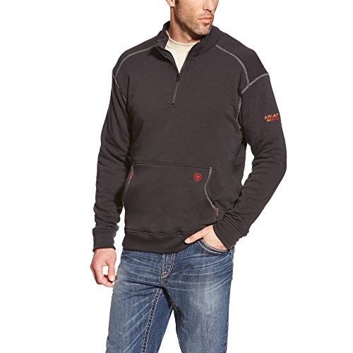 ARIAT FR Polartec Fleece 1/4 Zip Top - Men’s Flexible Midlayer Sweater