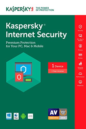 Book Cover Kaspersky Internet Security 2017 | 1 Device | 1 Year | Download [Online Code]
