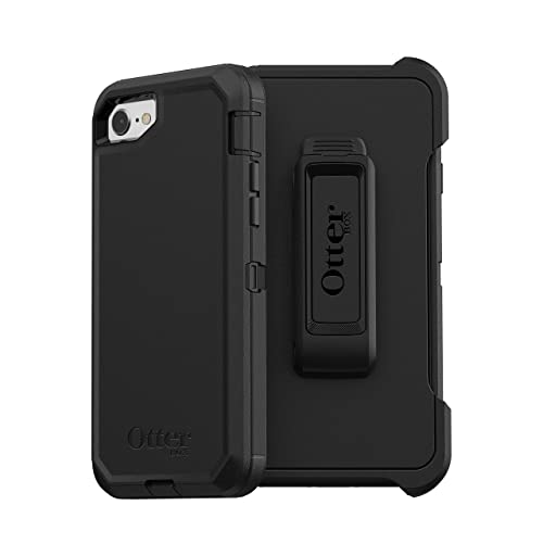 OtterBox DEFENDER SERIES Case for iPhone 8 & iPhone 7 (NOT Plus) - Frustration Free Packaging - BLACK
