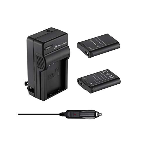 Powerextra EN-EL23 Battery and Quick Charger with Car Charger Compatible with Nikon EN-EL23 Battery and Nikon Coolpix P600 P610 B700 P900 S810c Cameras