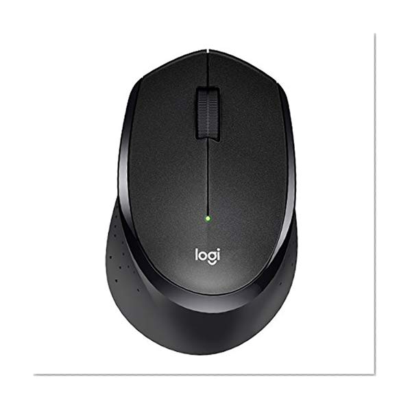 Logitech M330 Silent Plus Wireless Mouse, 2.4 GHz with USB Nano Receiver, 1000 DPI Optical Tracking, 3 Buttons, 24 Month Life Battery, PC/Mac/Laptop/Chromebook - Black
