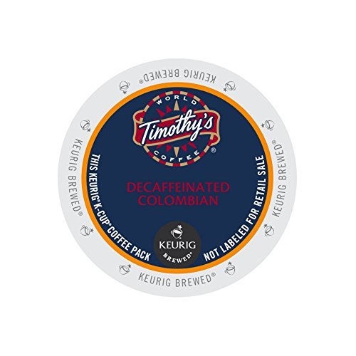 Timothy's Colombian Decaf Coffee Keurig K-Cups, 24 Count by Timothy's World Coffee