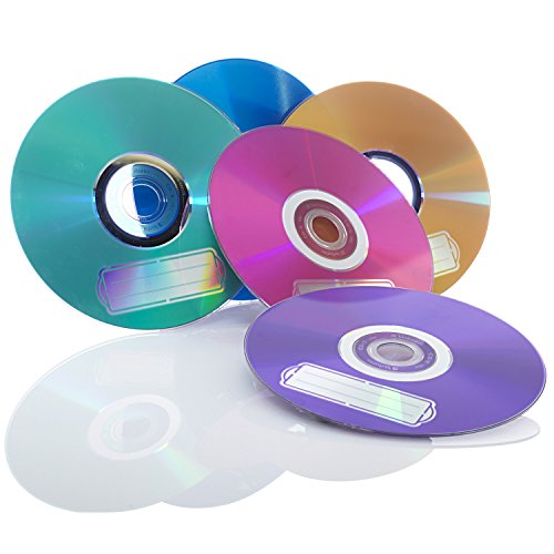 Book Cover Verbatim CD-R 700MB 52X with Color  Branded Surface - 10pk Bulk Box, Assorted
