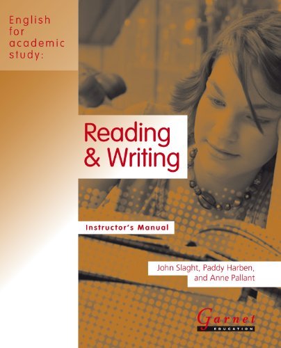 Reading and Writing (English for Academic Study) by John Slaght (2009-12-31)