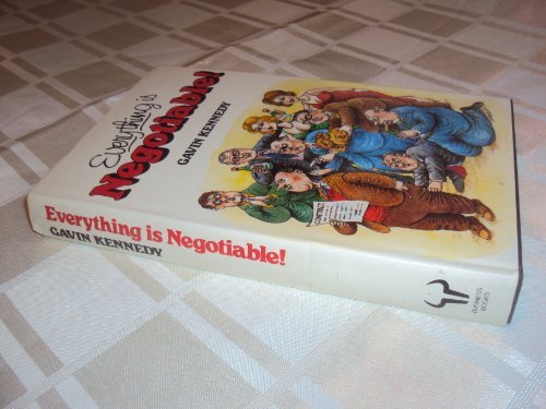 Everything is Negotiable by Gavin Kennedy (1985-03-18)