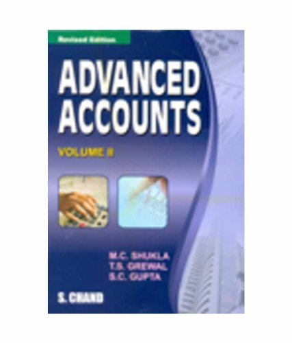 Advanced Accounts by S.C. Gupta (2007-12-01)