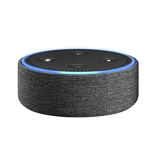 Book Cover Amazon Echo Dot Case (fits Echo Dot 2nd Generation only) - Charcoal Fabric