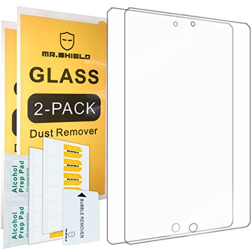 [2-PACK]- Mr.Shield Designed For iPad Mini 4 [Tempered Glass] Screen Protector [0.3mm Ultra Thin 9H Hardness 2.5D Round Edge] with Lifetime Replacement