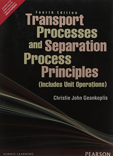 Transport Processes and Separation Proce (1900)