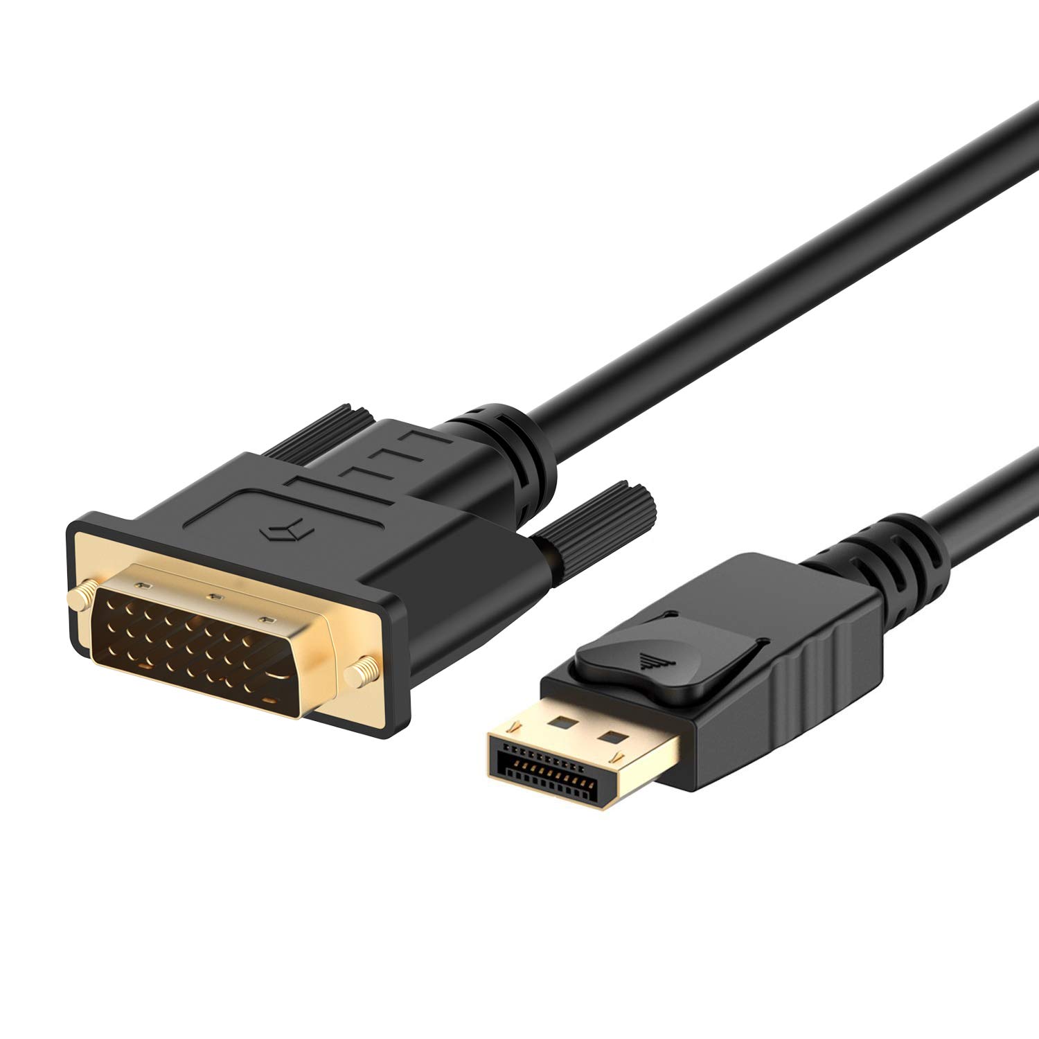 Book Cover Rankie DisplayPort (DP) to DVI Cable, Gold Plated, 6 Feet