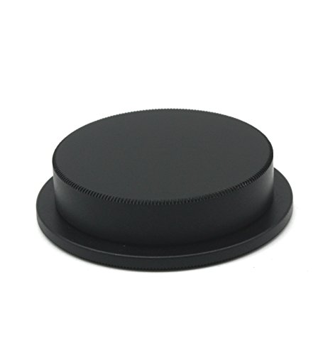 CEARI 39mm Screw Metal Body Cap and Rear Lens Cap Cover for Leica M39 Lens - Black