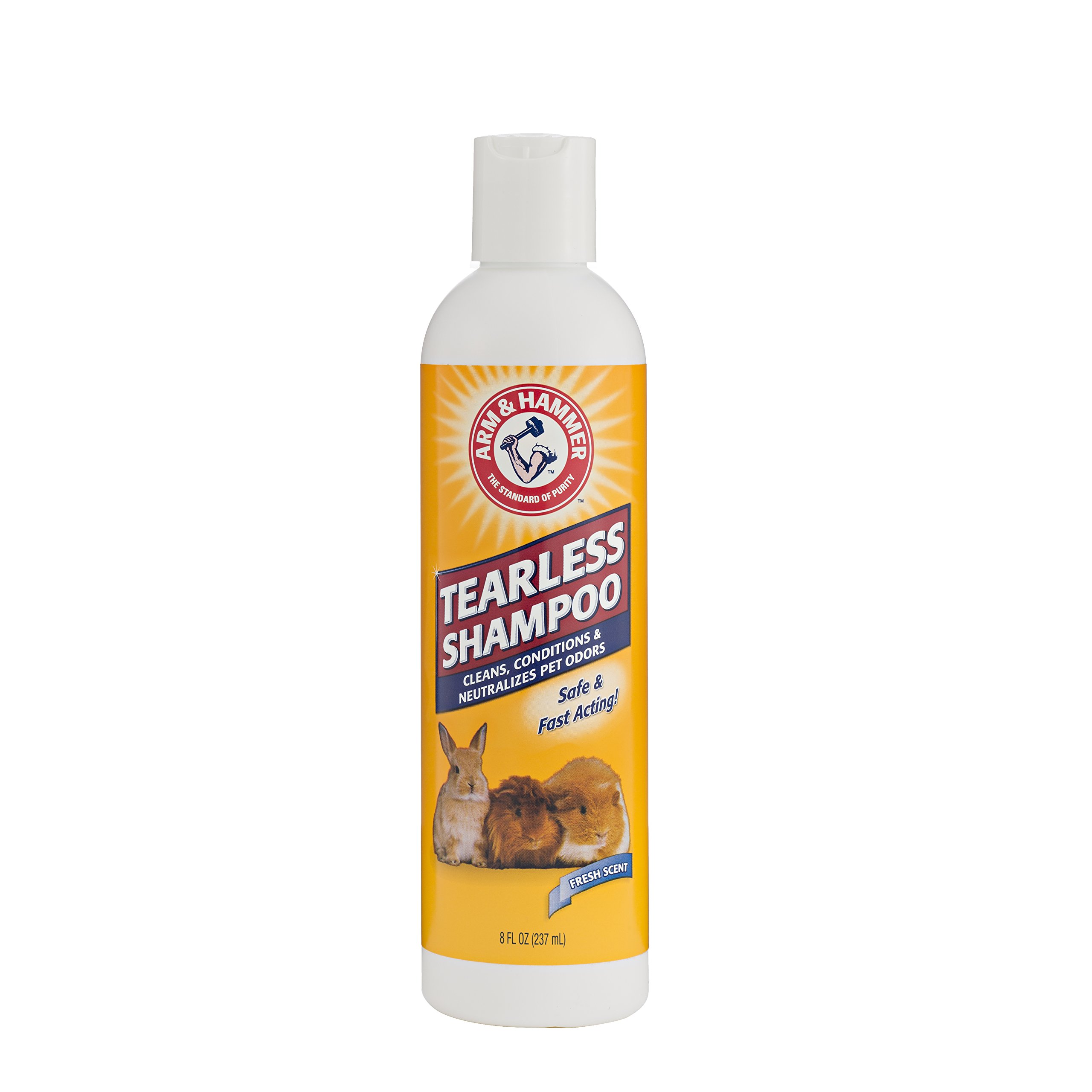 Book Cover Arm & Hammer Tearless Shampoo for Small Animals | Safe for Use Around Guinea Pigs, Hamsters, Rabbits & All Small Animals, 8 ounces, Fresh Scent