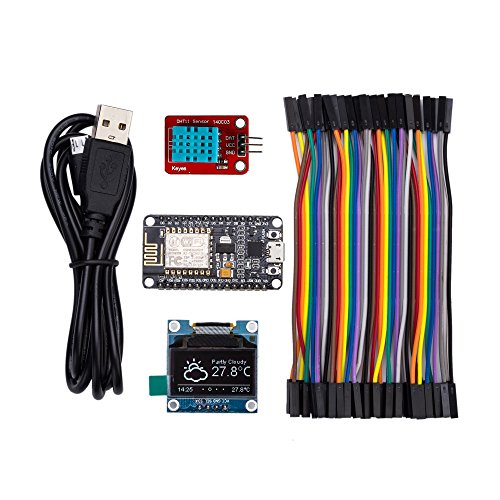 Book Cover ThingPulse #1 NodeMCU ESP8266 WiFi IoT Starter Kit, Compatible with Arduino, Comprehensive Manual with Exercises