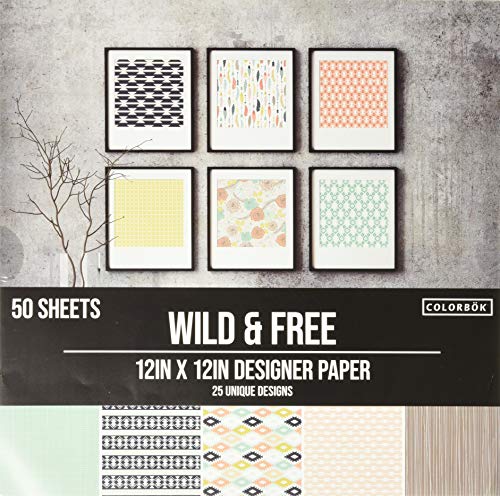 Book Cover Colorbok Designer Paper Pad, 12
