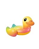 Intex Yellow Duck Inflatable Ride-On, 58" X 58" X 32", for Ages 14+