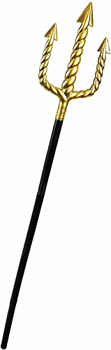 Forum Novelties 76424 Deep Dark Sea Prop-King Neptune Poseidon Trident, As Shown, One Size