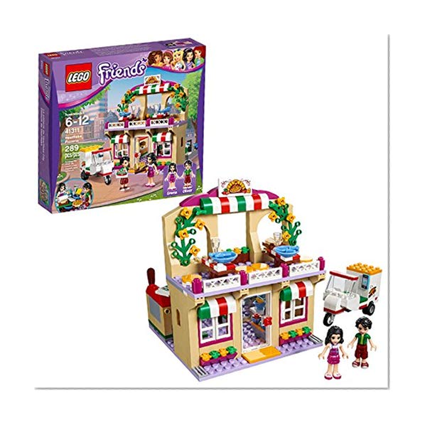 Book Cover LEGO Friends Heartlake Pizzeria 41311 Toy for 6-12-Year-Olds