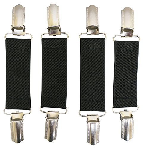 N'Ice Caps 2 Pairs Kids Baby Strong Stainless Steel Mitten Clips with Teeth