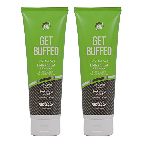 Get Buffed Pro-Tan Body Scrub Skin Balancing Exfoliator 8oz"Pack of 2"