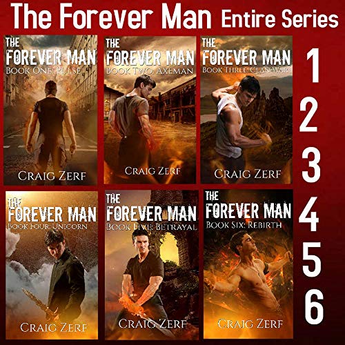Book Cover The Forever Man Box Set - 6 Books: The Complete First Series
