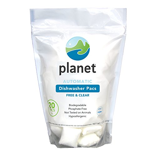 Book Cover Planet Automatic Free & Clear Dishwasher Pacs, 12.7 Ounce
