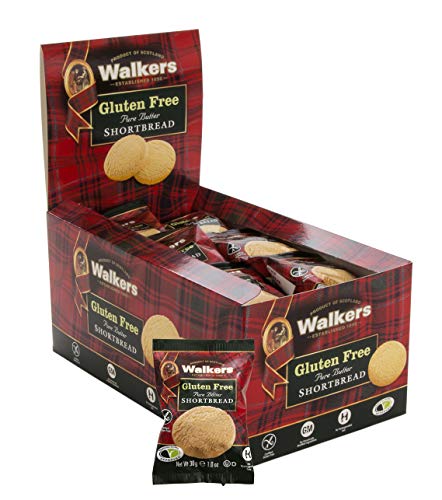 Book Cover Walker's Shortbread Gluten Free Rounds Snack Packs, 24 Ounce