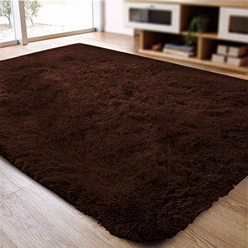 ACTCUT Ultra Soft 4.5 Cm Thick Indoor Morden Shaggy Area Rugs Pads, New Arrival Fashion Color Bedroom Livingroom Sitting-room Rugs Blanket Footcloth for Home Decorate. 2.5 Feet X 5 Feet (Hot Pink)